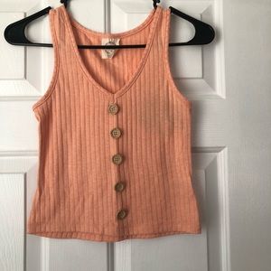 Womens ribbed tank top